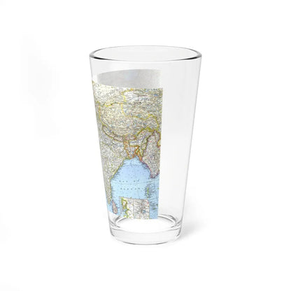 Asia - Southwest (1963) (Map) Pint Glass 16oz-Go Mug Yourself