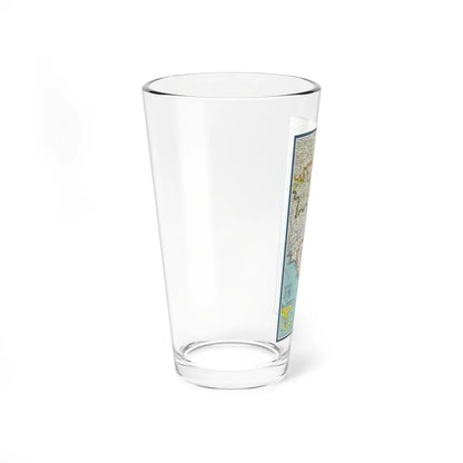 Asia - Viet Nam, Cambodia, Laos (1965) (Map) Pint Glass 16oz-Go Mug Yourself