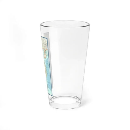 Asia - Viet Nam, Cambodia, Laos (1965) (Map) Pint Glass 16oz - Go Mug Yourself
