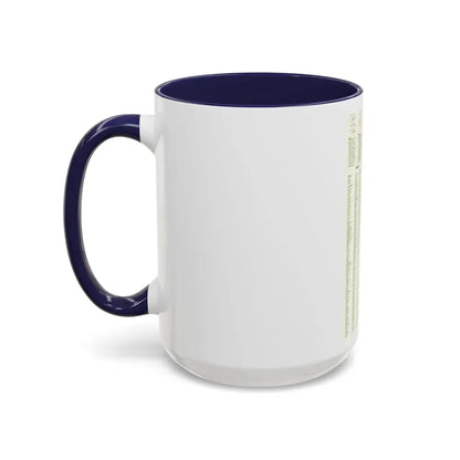 Asia - Viet Nam, Cambodia, Laos--Index (1965) (Map) Accent Coffee Mug - Go Mug Yourself