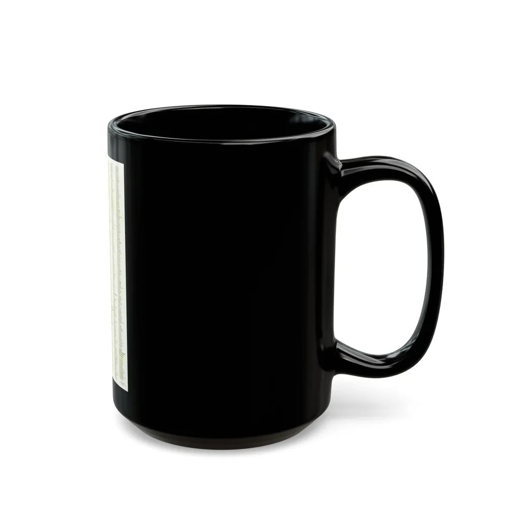 Asia - Viet Nam, Cambodia, Laos-Index (1965) (Map) Black Coffee Mug-Go Mug Yourself