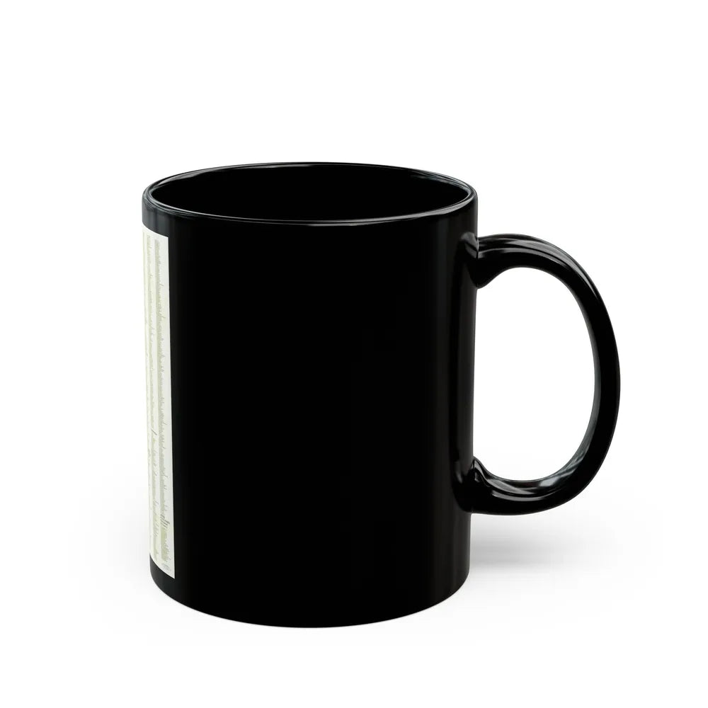 Asia - Viet Nam, Cambodia, Laos-Index (1965) (Map) Black Coffee Mug-Go Mug Yourself