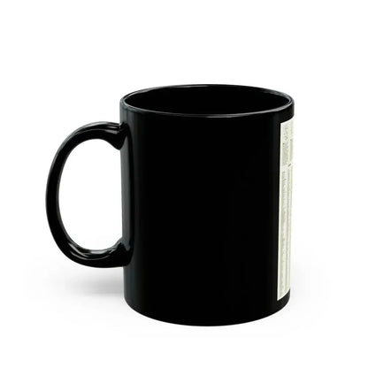 Asia - Viet Nam, Cambodia, Laos--Index (1965) (Map) Black Coffee Mug - Go Mug Yourself