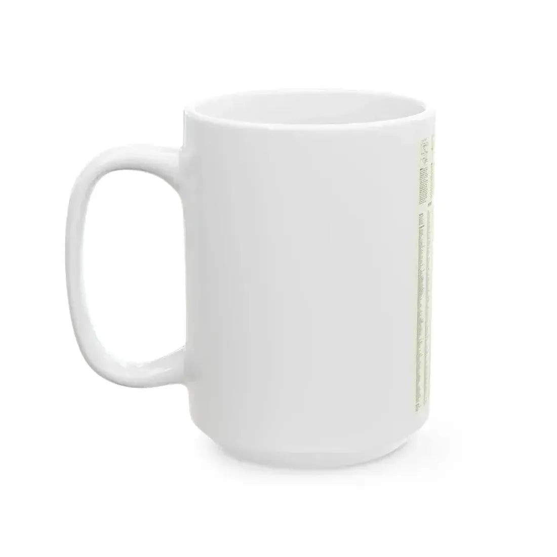 Asia - Viet Nam, Cambodia, Laos--Index (1965) (Map) White Coffee Mug - Go Mug Yourself