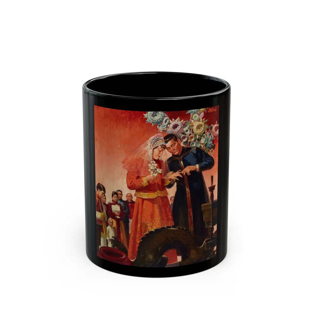 Asian Wedding - Black Coffee Mug-11oz-Go Mug Yourself