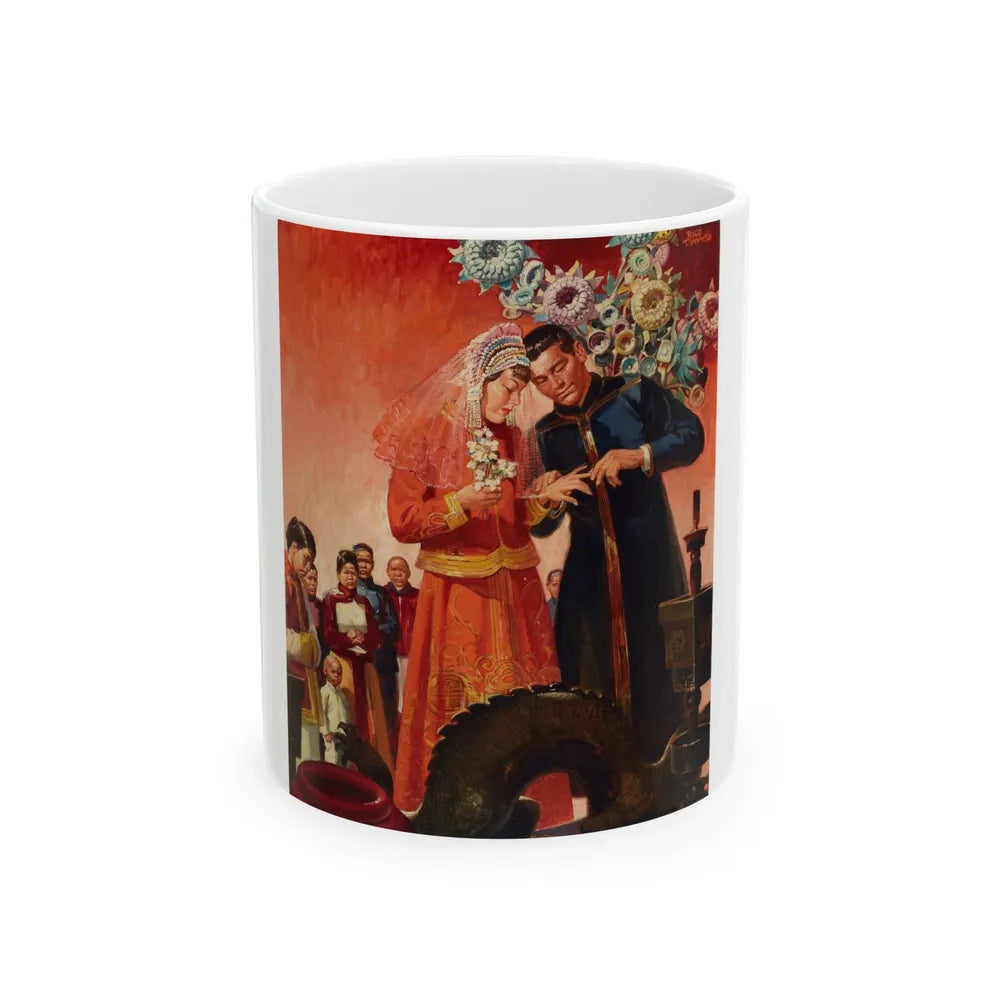 Asian Wedding - White Coffee Mug-11oz-Go Mug Yourself