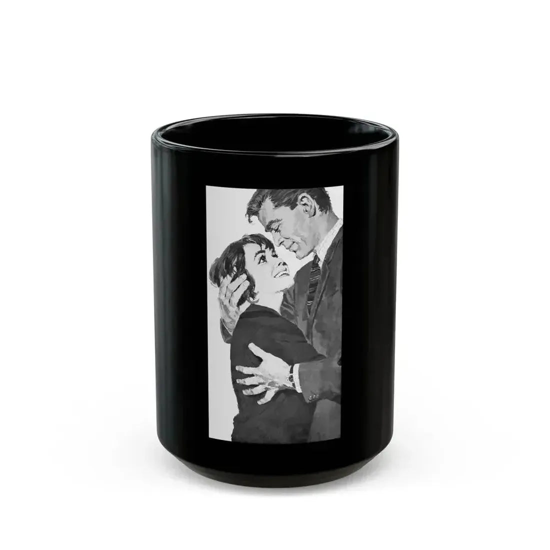 Ask Any Woman by Jacques Gillies, Woman magazine, 1960 - Black Coffee Mug 15oz - Go Mug Yourself