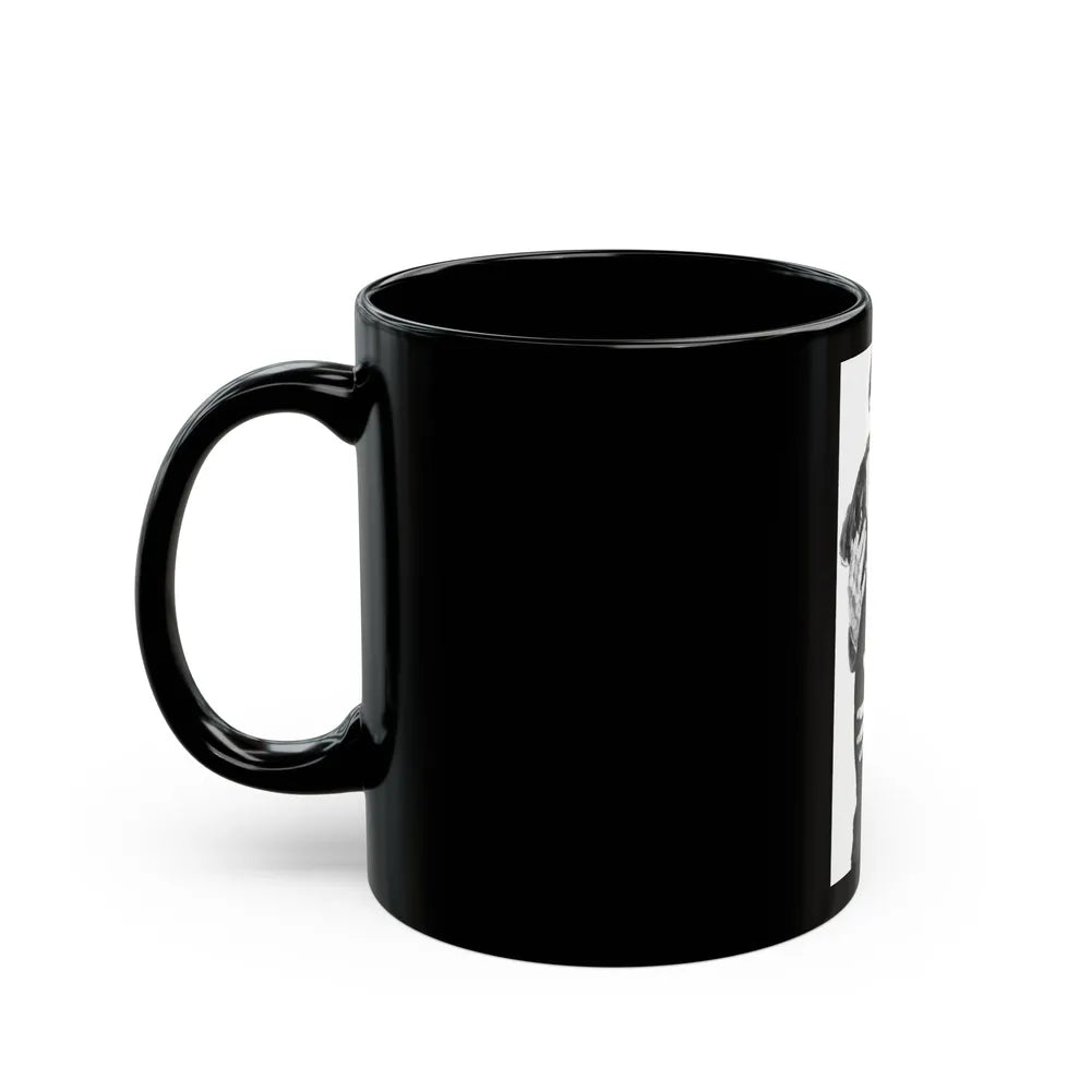 Ask Any Woman by Jacques Gillies, Woman magazine, 1960 - Black Coffee Mug-Go Mug Yourself