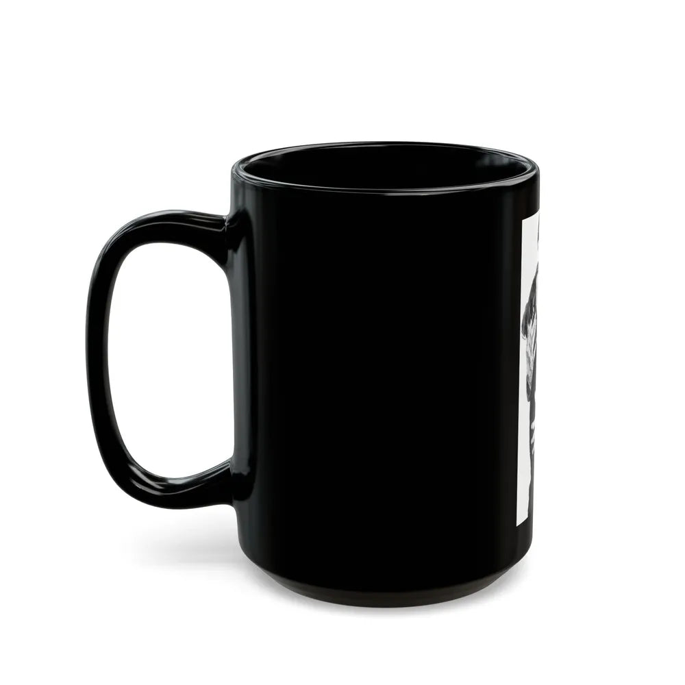 Ask Any Woman by Jacques Gillies, Woman magazine, 1960 - Black Coffee Mug-Go Mug Yourself