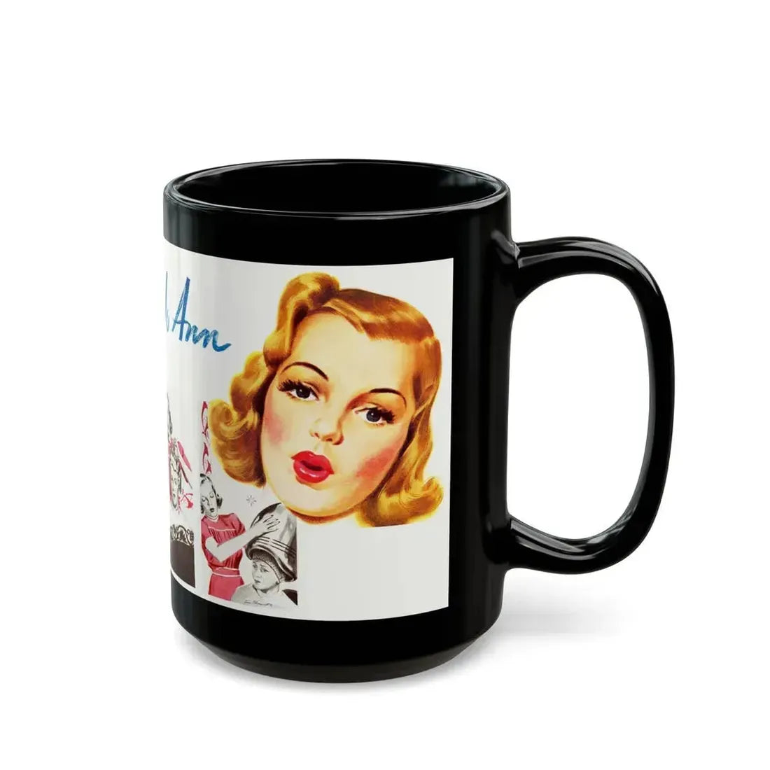 Ask for Miss Joann, 1941 - Black Coffee Mug - Go Mug Yourself