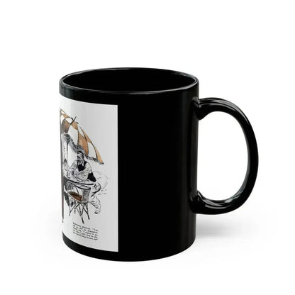 Ask Me No Questions (2), The American Magazine, June 1937 - Black Coffee Mug - Go Mug Yourself