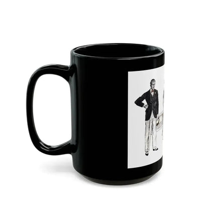 Ask Me No Questions (2), The American Magazine, June 1937 - Black Coffee Mug - Go Mug Yourself