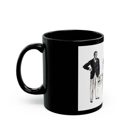 Ask Me No Questions (2), The American Magazine, June 1937 - Black Coffee Mug - Go Mug Yourself
