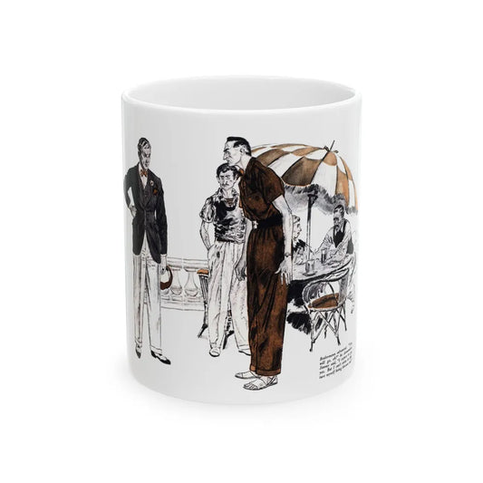 Ask Me No Questions (2), The American Magazine, June 1937 - White Coffee Mug-11oz-Go Mug Yourself