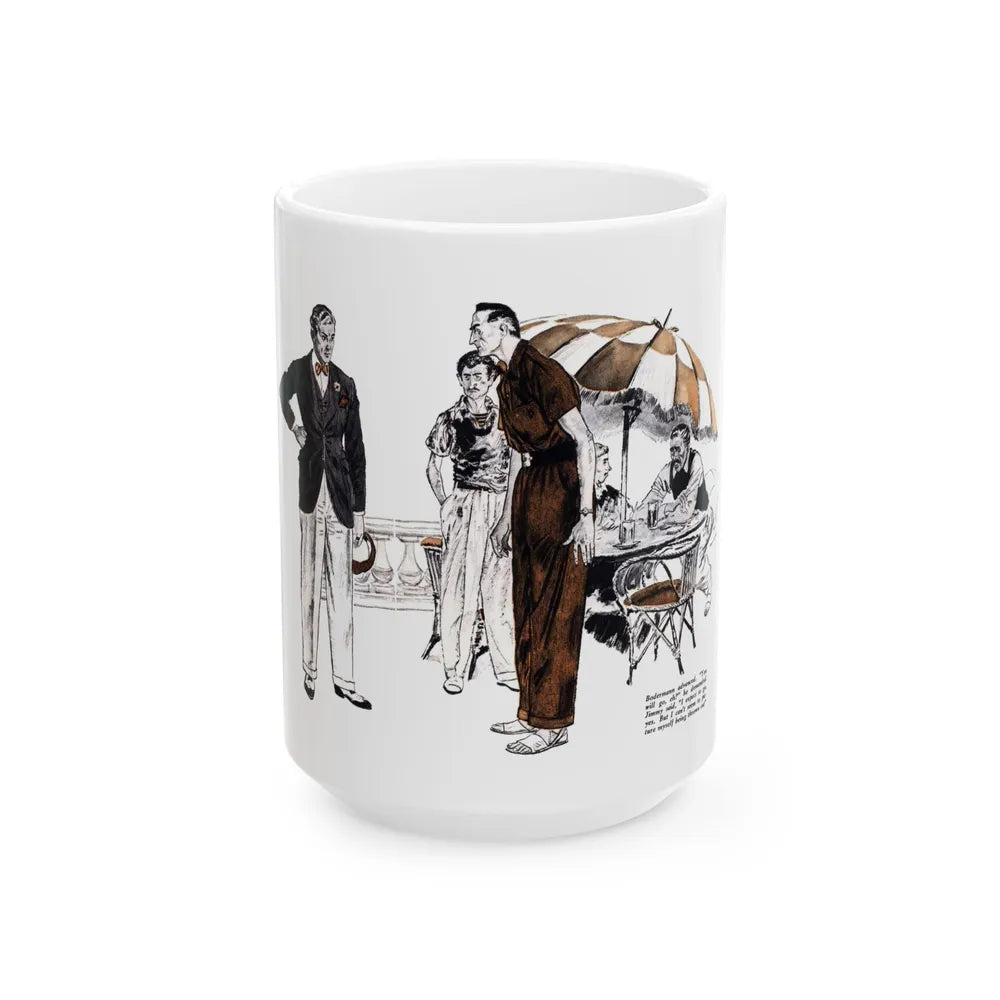 Ask Me No Questions (2), The American Magazine, June 1937 - White Coffee Mug-15oz-Go Mug Yourself