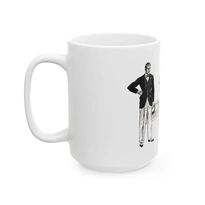 Ask Me No Questions (2), The American Magazine, June 1937 - White Coffee Mug - Go Mug Yourself