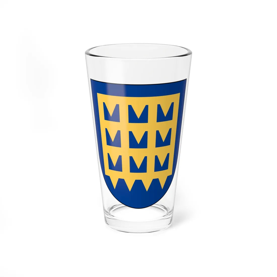 Aska vapen (Sweden) (Coat of Arms) Pint Glass 16oz 16oz - Go Mug Yourself