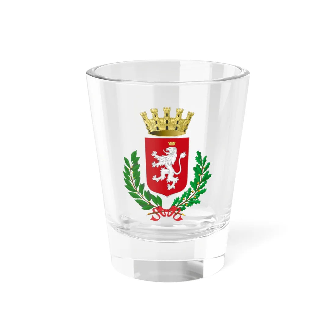 Asola-Stemma (Italy) (Coat of Arms) Shot Glass 1.5oz 1.5oz - Go Mug Yourself