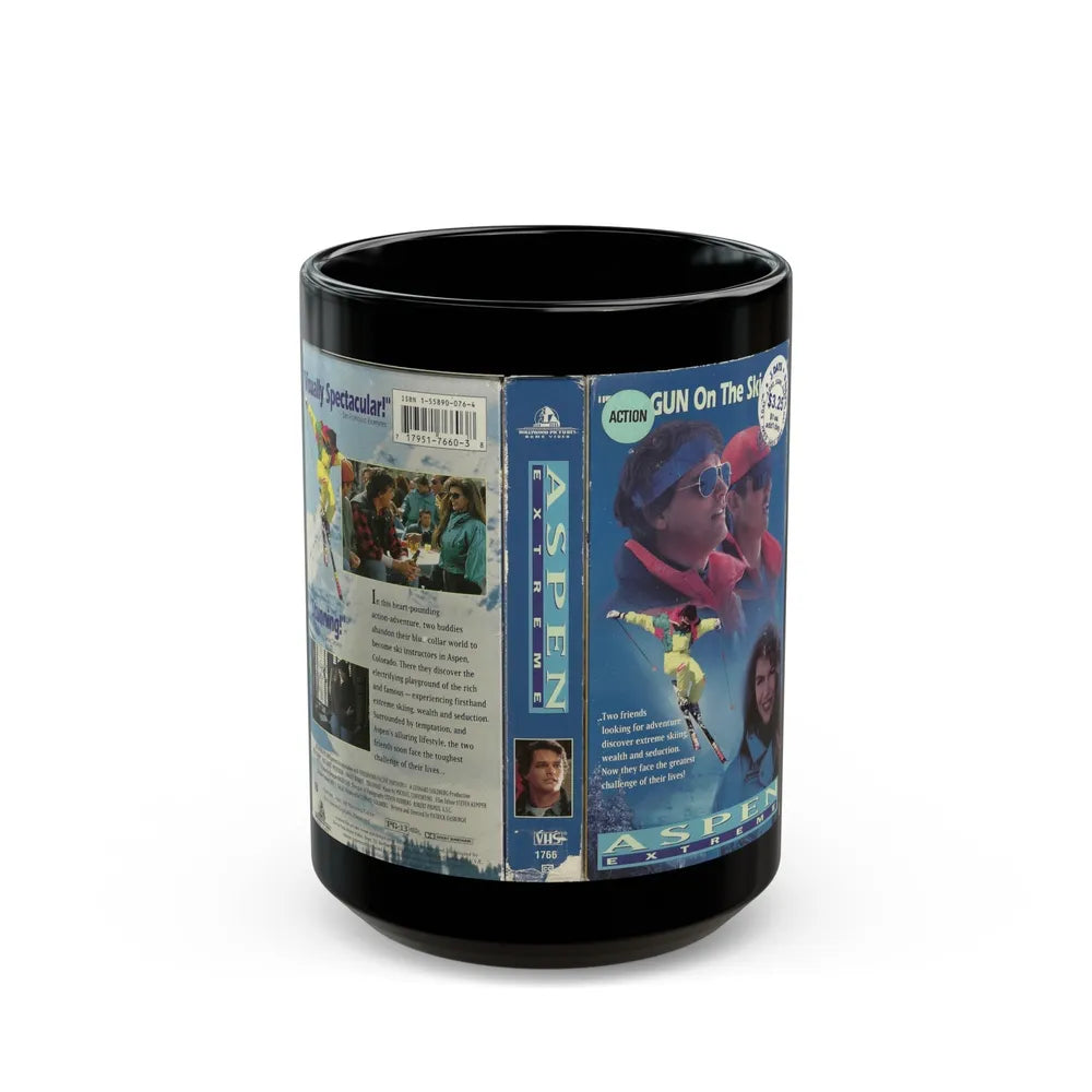 ASPEN EXTREME (VHS COVER) - Black Coffee Mug-15oz-Go Mug Yourself