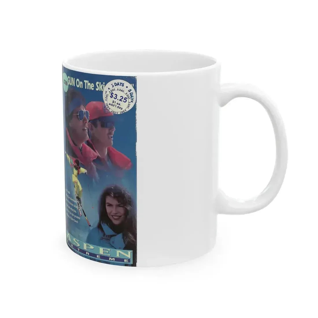 ASPEN EXTREME (VHS COVER) - White Coffee Mug - Go Mug Yourself