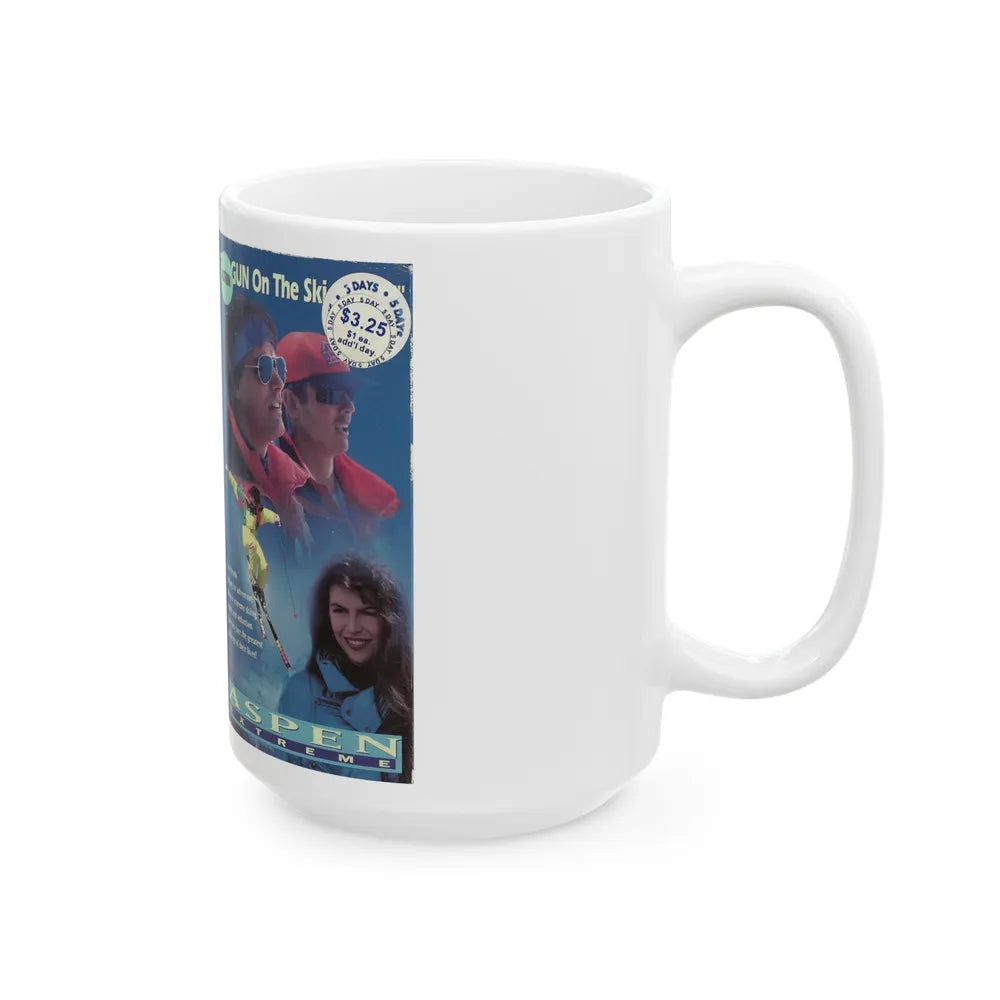 ASPEN EXTREME (VHS COVER) - White Coffee Mug-Go Mug Yourself