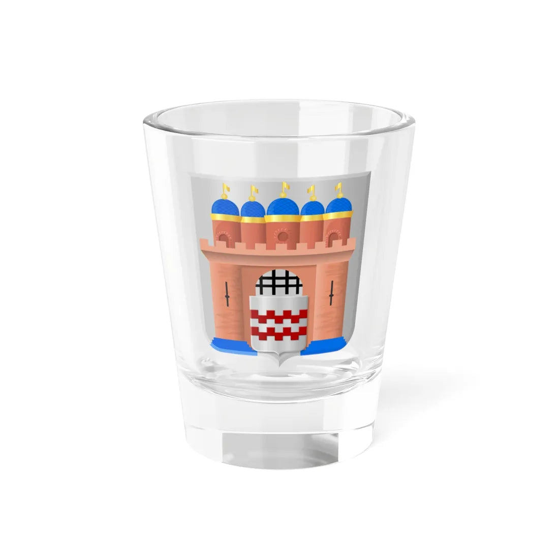 Asperen wapen (Netherlands) (Coat of Arms) Shot Glass 1.5oz 1.5oz - Go Mug Yourself