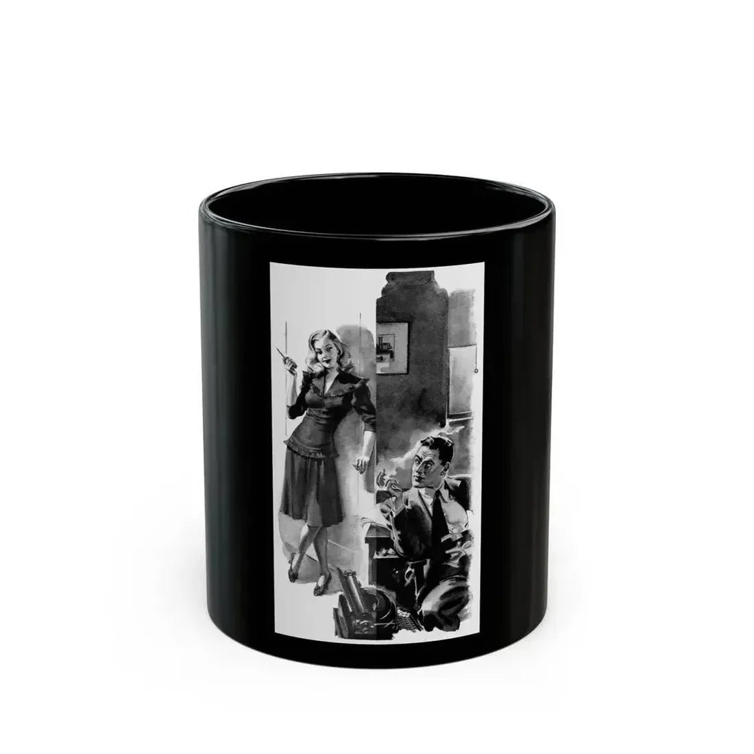Aspirin for Highbrows, Liberty magazine, December 13, 1941 - Black Coffee Mug 11oz - Go Mug Yourself