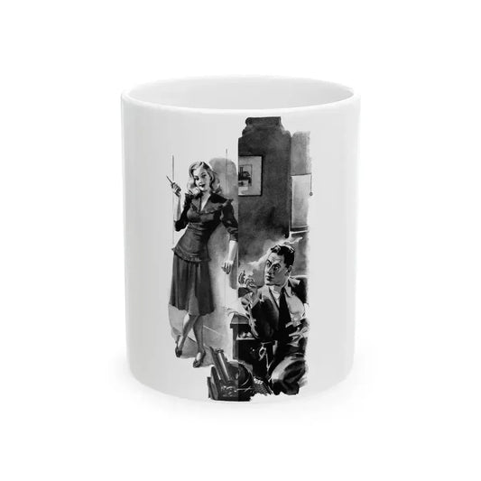 Aspirin for Highbrows, Liberty magazine, December 13, 1941 - White Coffee Mug 11oz - Go Mug Yourself