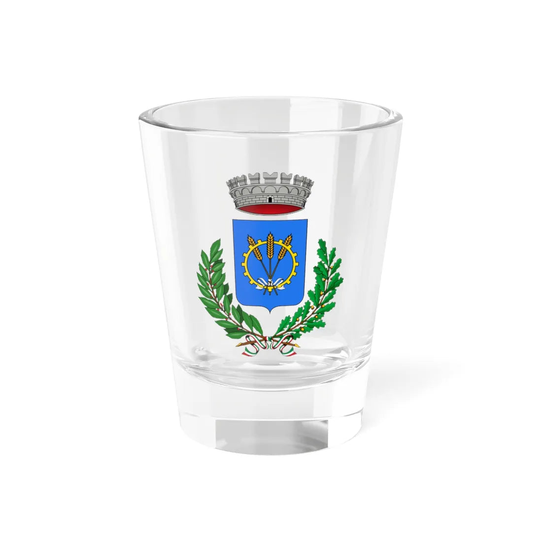 Assago-Stemma (Italy) (Coat of Arms) Shot Glass 1.5oz 1.5oz - Go Mug Yourself