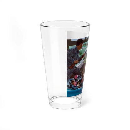 Assassination of John F. Kennedy, October 1980 (Magazine Illustration) Pint Glass 16oz-Go Mug Yourself