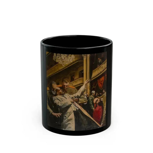 Assassination of Stolypin, Life Magazine, January 27, 1958 - Black Coffee Mug 11oz - Go Mug Yourself
