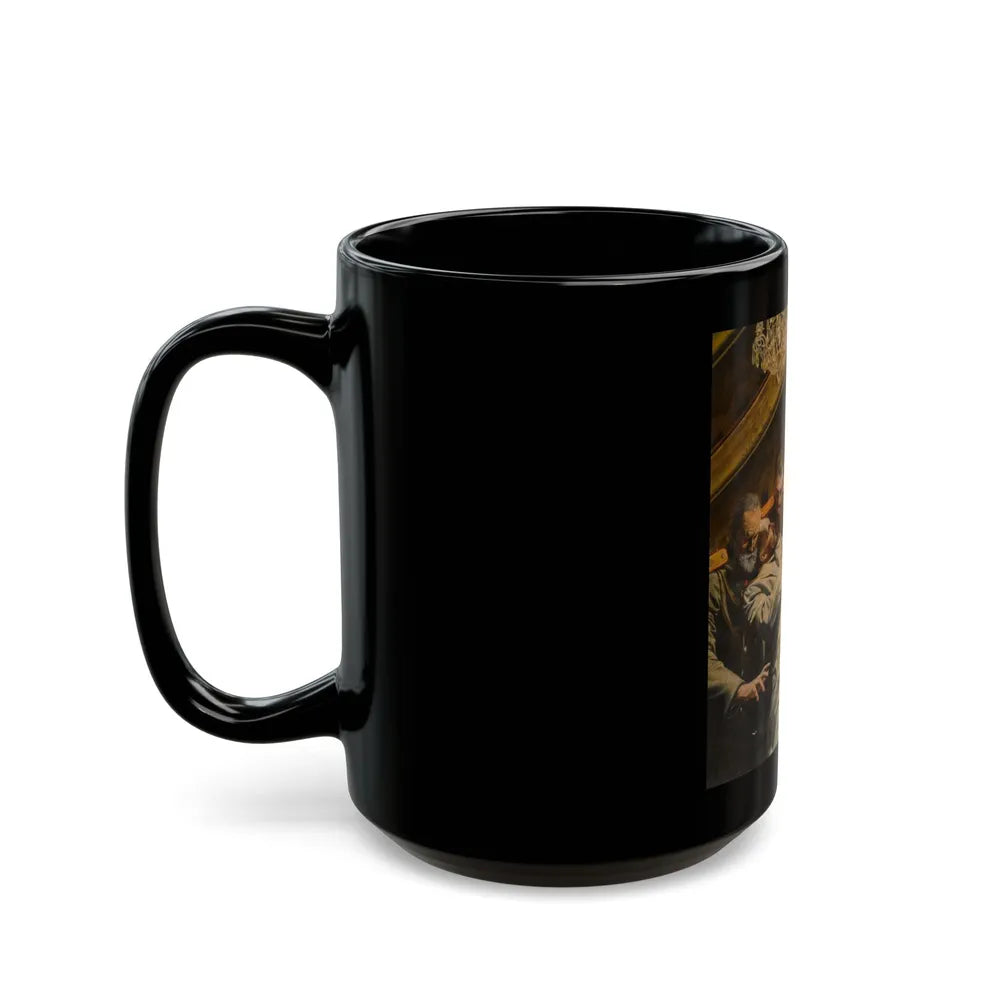 Assassination of Stolypin, Life Magazine, January 27, 1958 - Black Coffee Mug-Go Mug Yourself