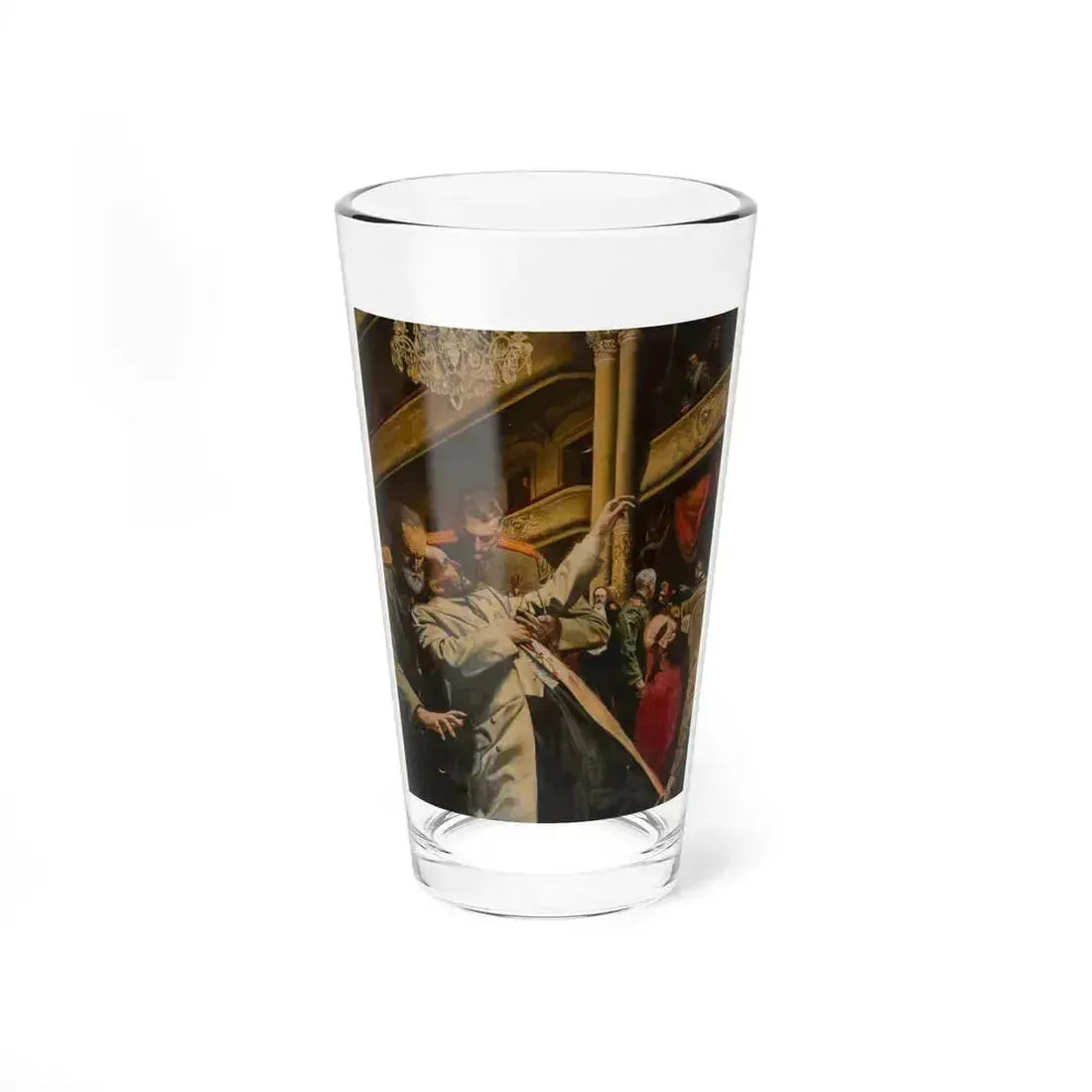 Assassination of Stolypin, Life Magazine, January 27, 1958 (Magazine Illustration) Pint Glass 16oz - Go Mug Yourself