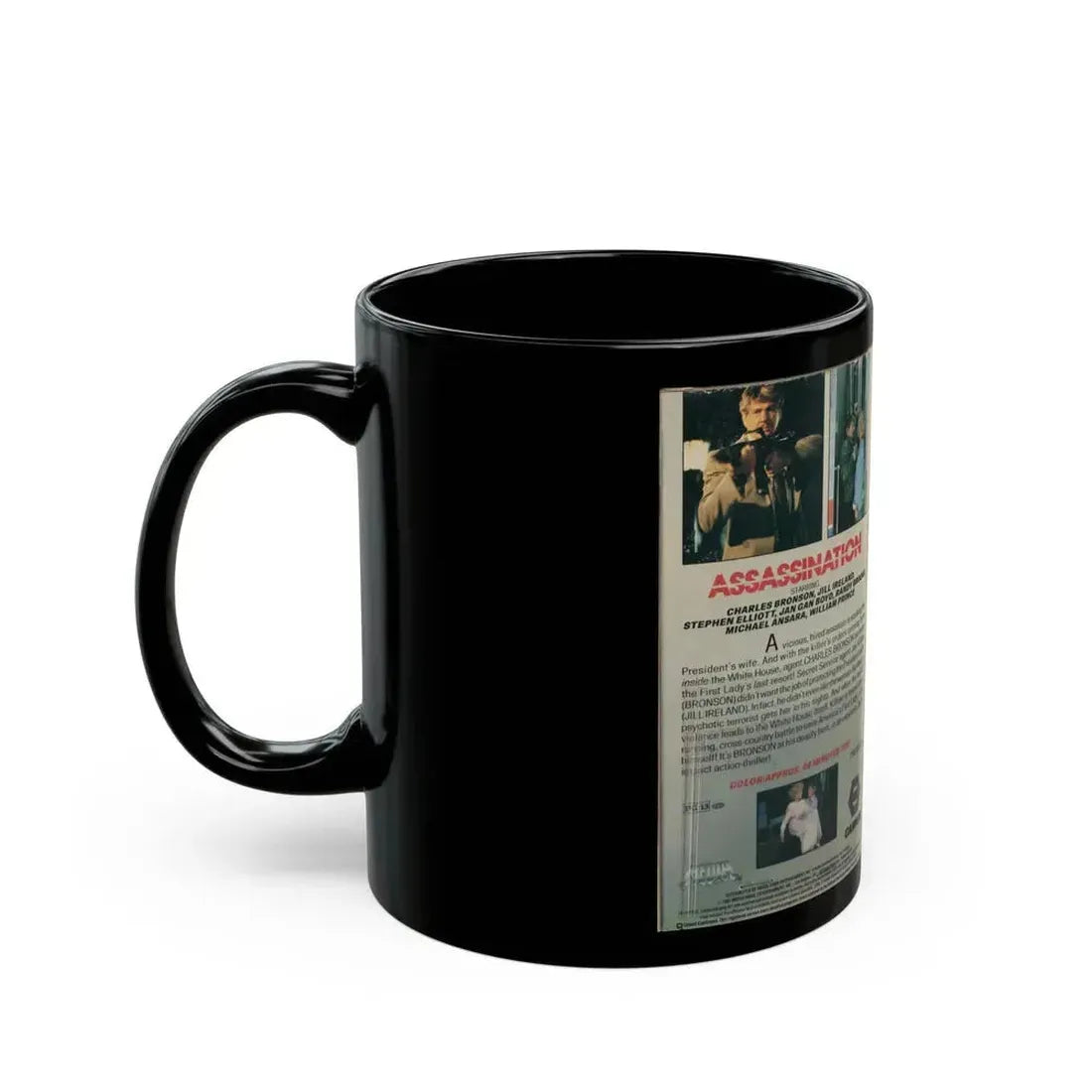 ASSASSINATION (VHS COVER) - Black Coffee Mug - Go Mug Yourself