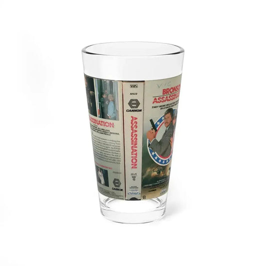 ASSASSINATION (VHS COVER) Pint Glass 16oz 16oz - Go Mug Yourself