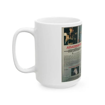 ASSASSINATION (VHS COVER) - White Coffee Mug - Go Mug Yourself