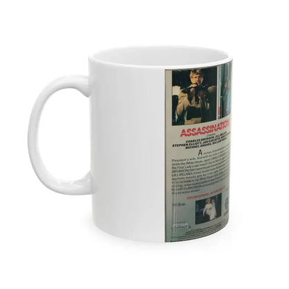 ASSASSINATION (VHS COVER) - White Coffee Mug - Go Mug Yourself