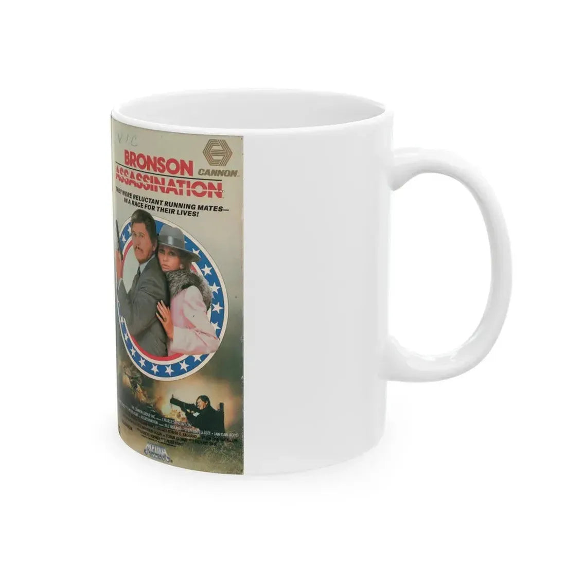 ASSASSINATION (VHS COVER) - White Coffee Mug - Go Mug Yourself