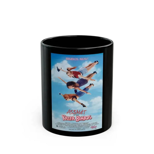 ASSAULT OF THE KILLER BIMBOS 1988 Movie Poster - Black Coffee Mug 11oz - Go Mug Yourself