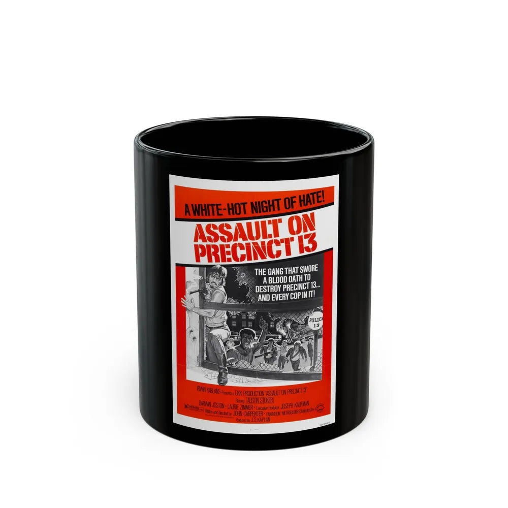 ASSAULT ON PRECINCT 13 1976 Movie Poster - Black Coffee Mug-11oz-Go Mug Yourself