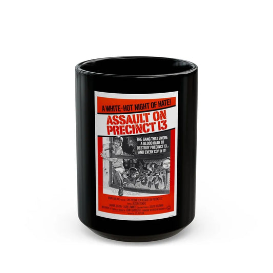 ASSAULT ON PRECINCT 13 1976 Movie Poster - Black Coffee Mug-15oz-Go Mug Yourself