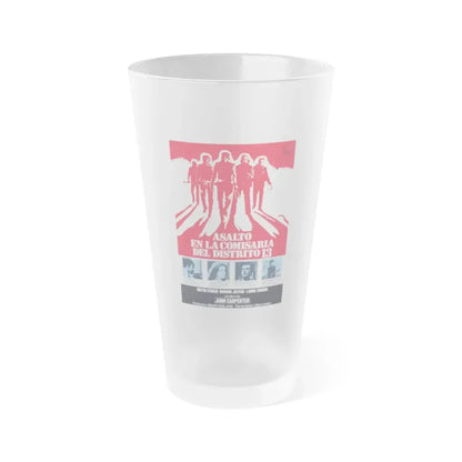 ASSAULT ON PRECINCT 13 (2) 1976 Movie Poster - Frosted Pint Glass 16oz Default Title - Go Mug Yourself