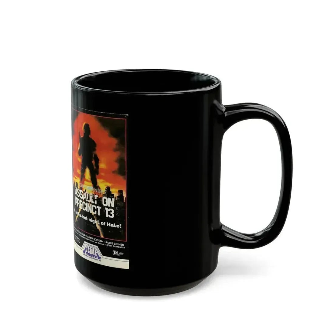 ASSAULT ON PRECINCT 13 (VHS COVER) - Black Coffee Mug - Go Mug Yourself