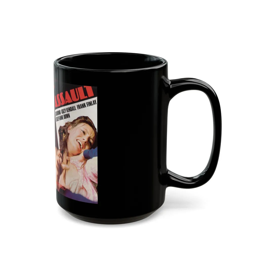 ASSAULT (VHS COVER) - Black Coffee Mug-Go Mug Yourself