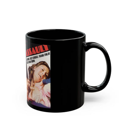 ASSAULT (VHS COVER) - Black Coffee Mug-Go Mug Yourself