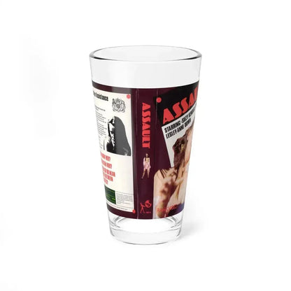 ASSAULT (VHS COVER) Pint Glass 16oz 16oz - Go Mug Yourself