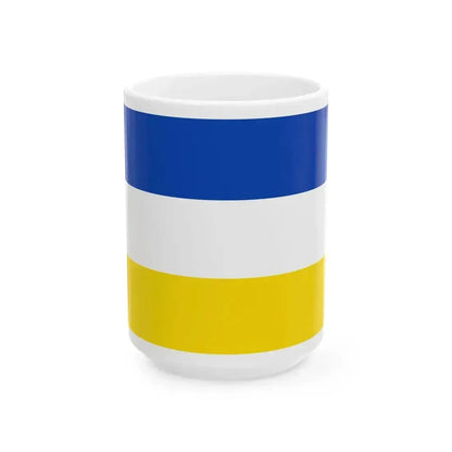 Assen marktstraatvlag (Netherlands) White Coffee Mug 15oz - Go Mug Yourself