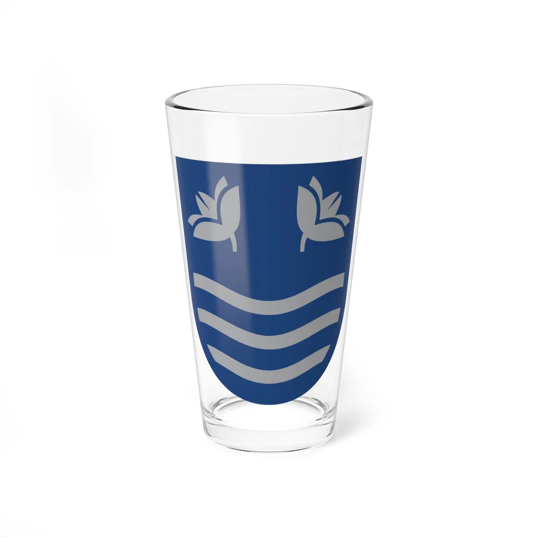 Assens Kommune coa (Denmark) (Coat of Arms) Pint Glass 16oz 16oz - Go Mug Yourself
