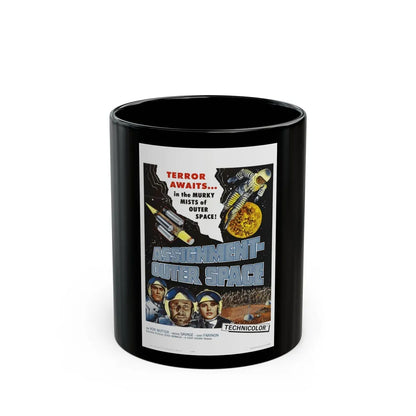 ASSIGNMENT OUTER SPACE 1960 Movie Poster - Black Coffee Mug-11oz-Go Mug Yourself