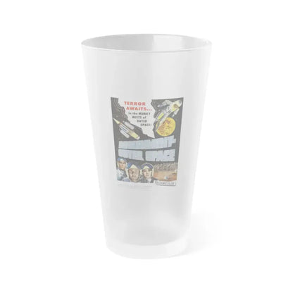 ASSIGNMENT OUTER SPACE 1960 Movie Poster - Frosted Pint Glass 16oz - Go Mug Yourself